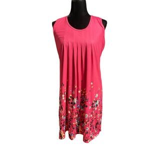 Aelson sleeveless dress pink/blue and Yellow XL